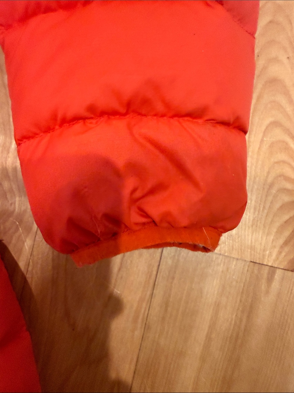 Stio Bright Orange Quilted Hooded Jacket - Picture 5 of 8